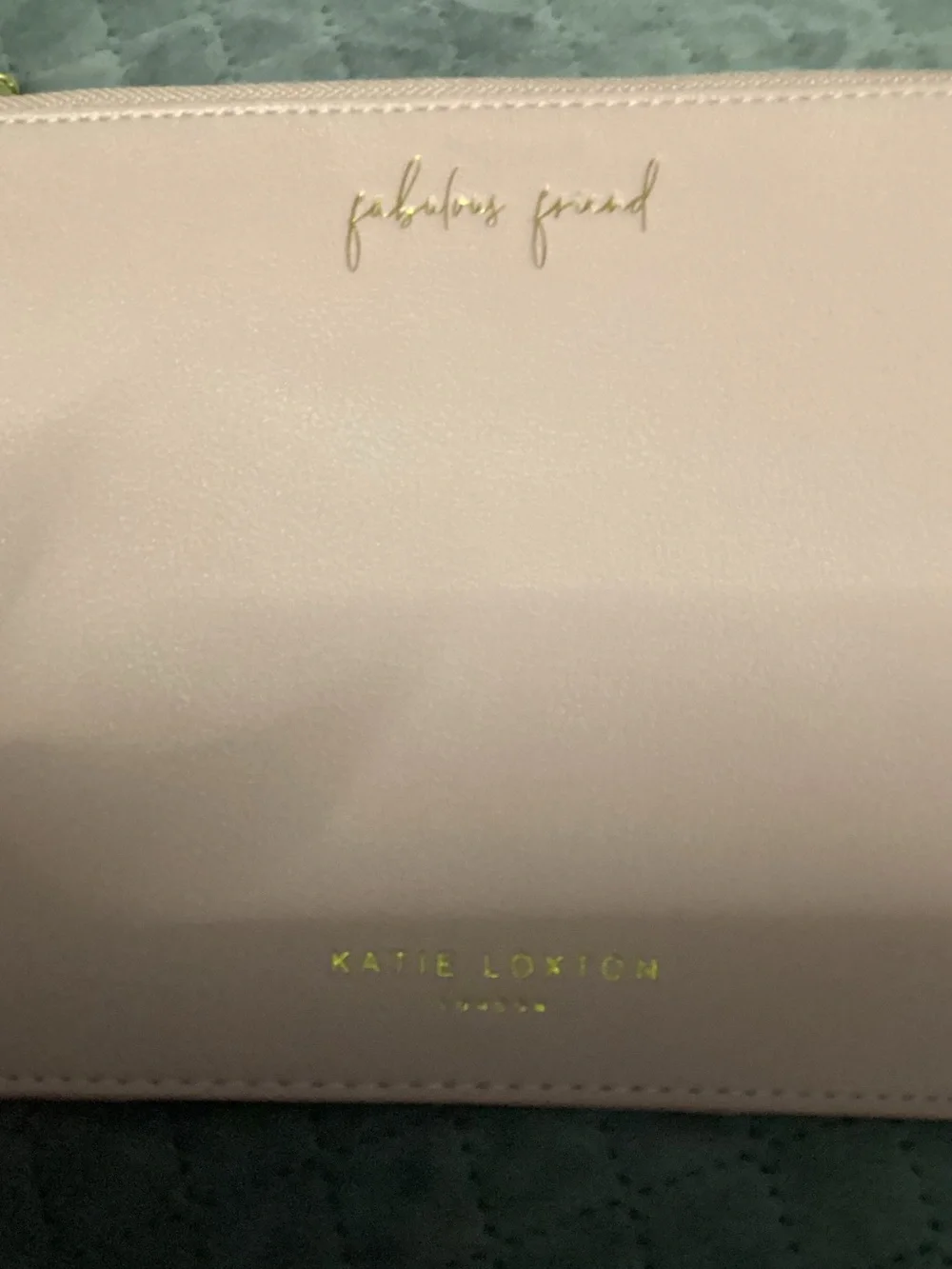 Katie Loxton London 'Fabulous Friend' - Mauve-Pink Wristlet/Pouch/Make-up Bag